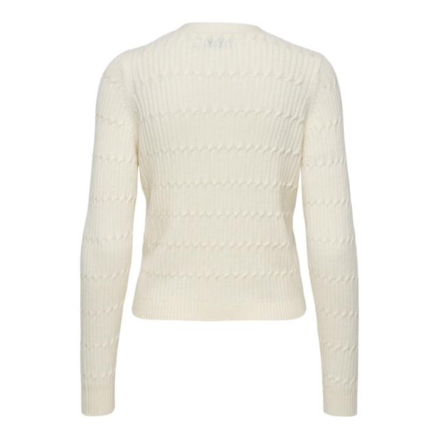 Only Onlkatia ls cable v-neck cardi knt licht 4249.83.0021 large