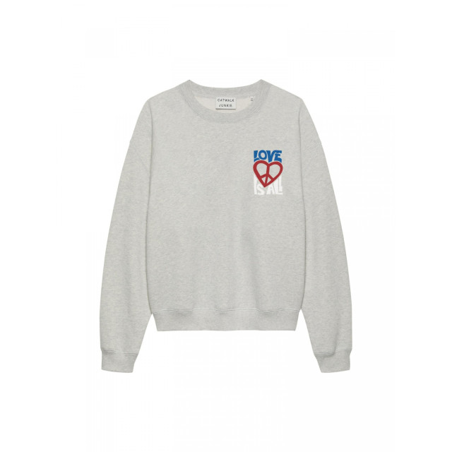 Catwalk Junkie Sweater Love Graphic 2402031006 large