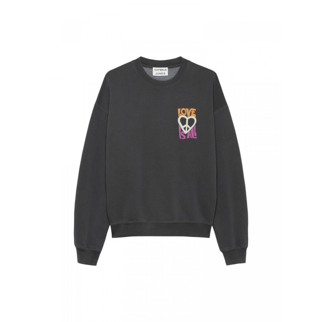Catwalk Junkie Sweater Love Graphic 2402031006 large