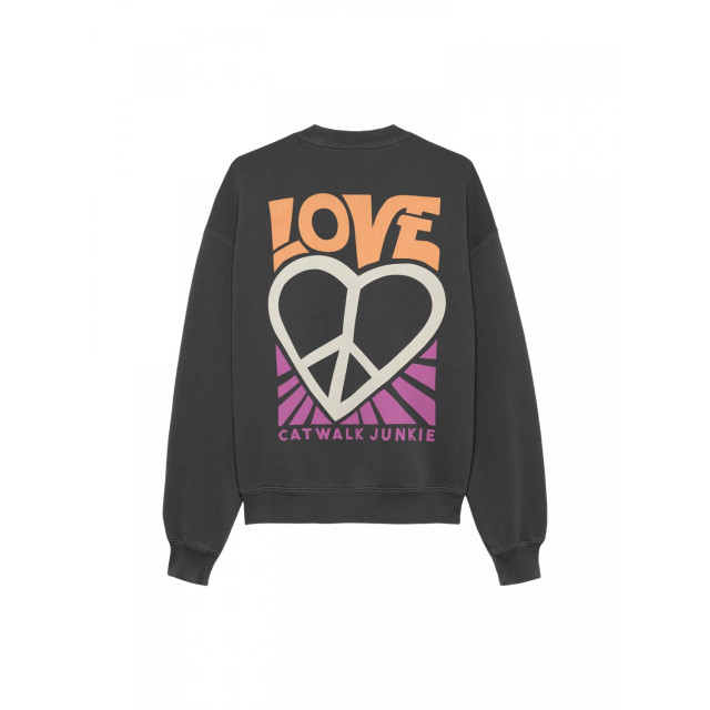 Catwalk Junkie Sweater Love Graphic 2402031006 large