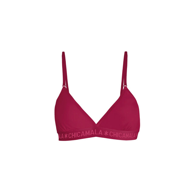 Muchachomalo Meisjes 1-pack triangle top effen SOLID1217-64J large