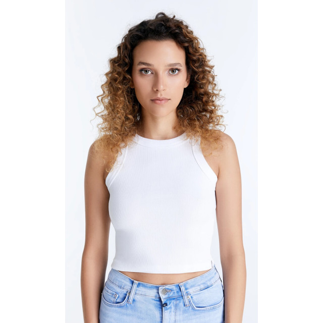 C.O.J. Denim Coj top zoe white COJ top Zoe white large