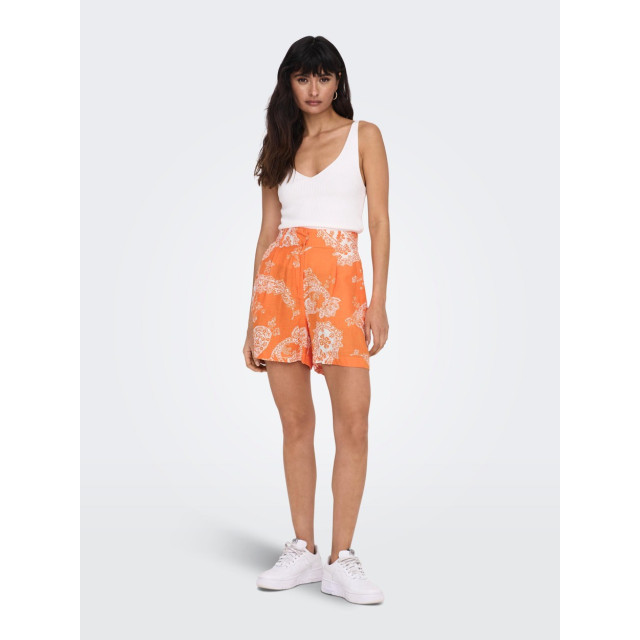 Only Onlbella linen hw tailored shorts p dessin 4159.18.0008 large