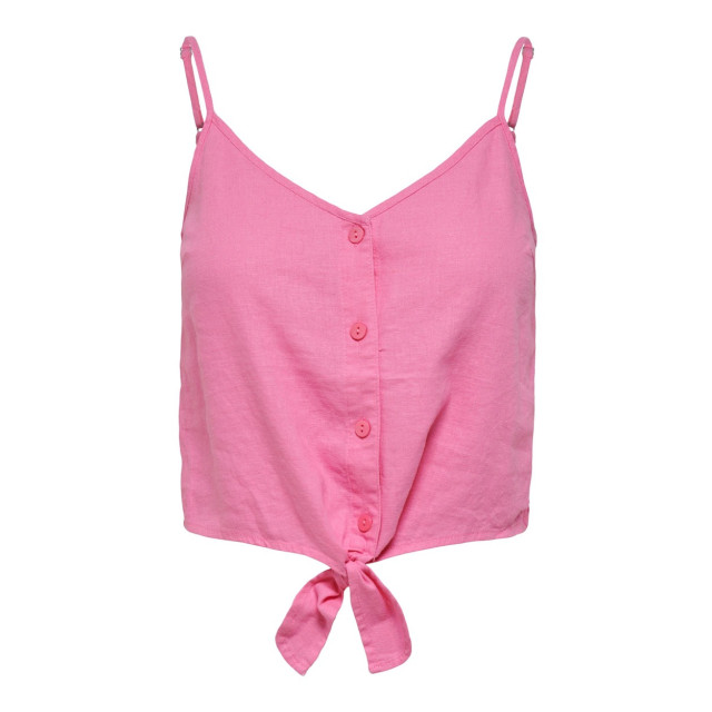 Only Onlcaro strap linen blend knot top - 4349.60.0035 large