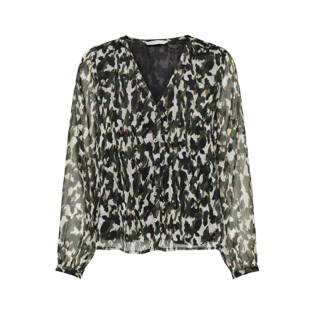 Only Onlluna ls v-neck top cs ptm dessin 4389.29.0089 large