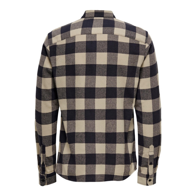 Only & Sons Onsgudmund ls checked shirt noos zand dessin 5309.06.0005 large