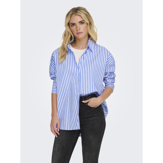 Jacqueline de Yong Jdyvesper l/s loose striped shirt w 15338857 large