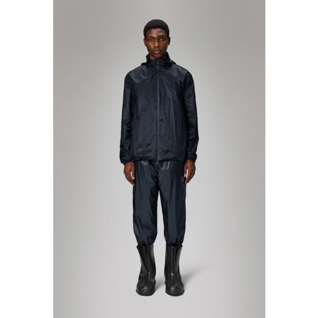 Rains 12410 suva hardshell jacket navy 12410 large