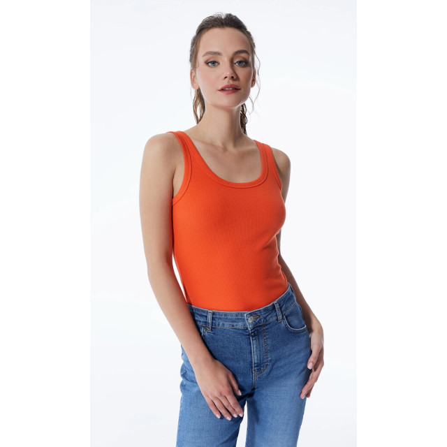 C.O.J. Denim Coj olivia top COJ Olivia top oranje large