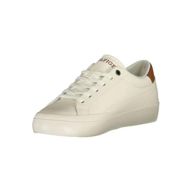 Tommy Hilfiger Te heren sneakers van polyethyleen Tommy Hilfiger Witte Heren Sneakers van Polyethyleen large