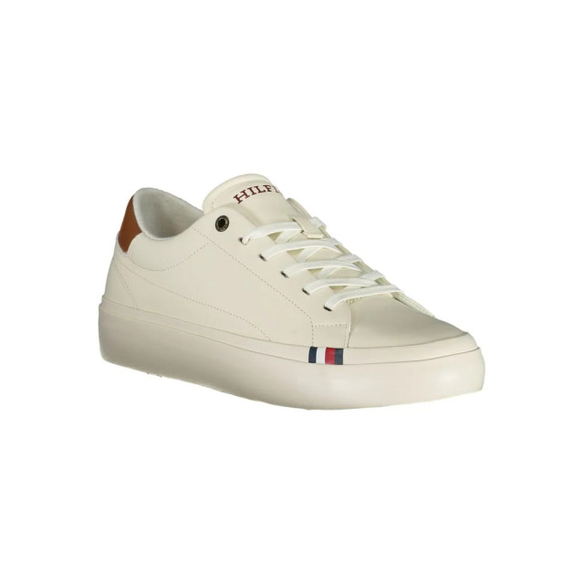 Tommy Hilfiger Te heren sneakers van polyethyleen Tommy Hilfiger Witte Heren Sneakers van Polyethyleen large