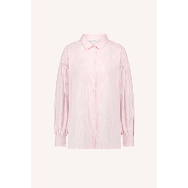 By-Bar Amsterdam 25112069 sarah pink pinstripe blouse 25112069 Sarah pink pinstripe blouse large