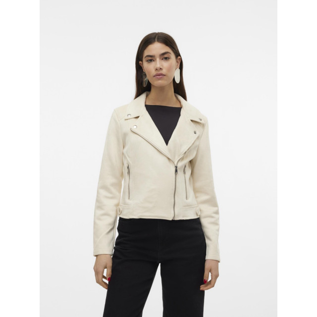 Vero Moda Vmjose ss24 short faux suede jacket ecru 4279.03.0002 large