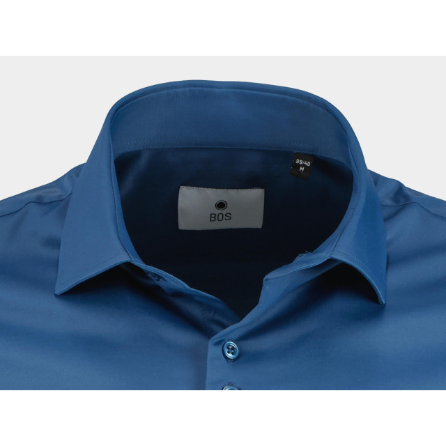 Ferlucci Casual hemd lange mouw napoli/steelblue 185114 large