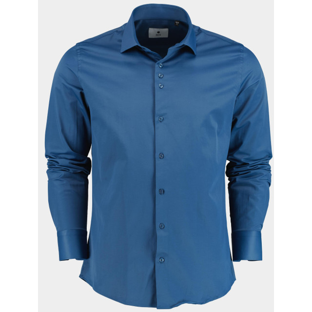 Ferlucci Casual hemd lange mouw napoli/steelblue 185114 large