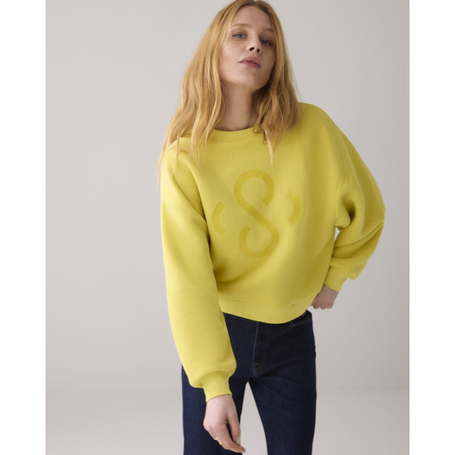 Summum sweatshirt vintage sweat 3s5067-30413 202 mimosa yellow 06721.440.0001 large