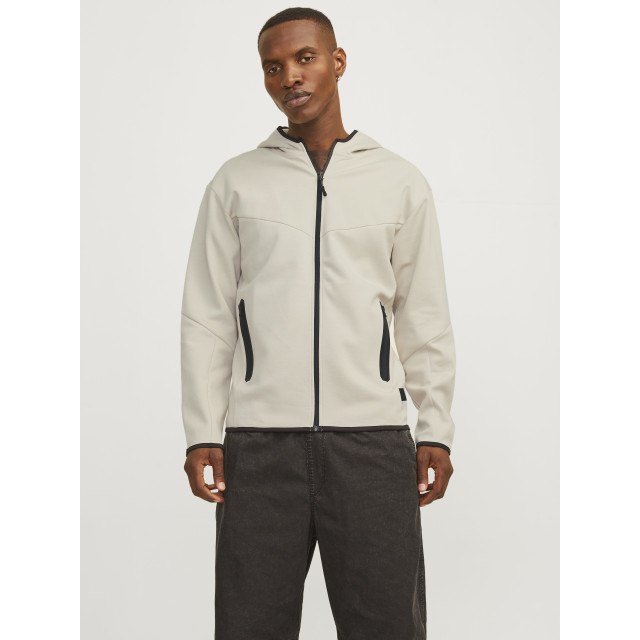 Jack & Jones jcofusion sweat zip hood noos 12260150 moonbeam 05791.198.0008 large