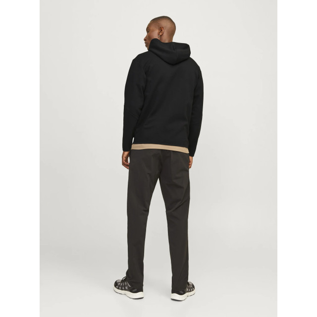 Jack & Jones Heren hoodie met rits jcofusion 12260150-Zwart large