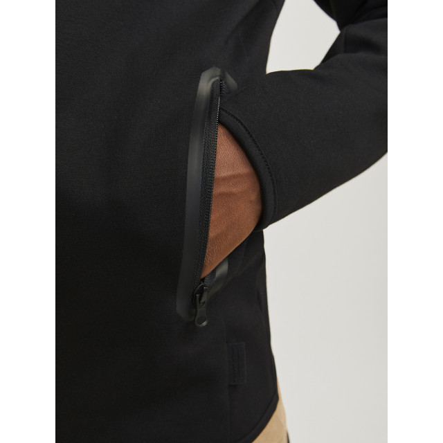 Jack & Jones Heren hoodie met rits jcofusion 12260150-Zwart large