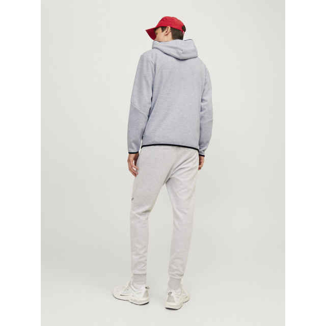 Jack & Jones Heren hoodie met rits jcofusion 12260150-Grijs large