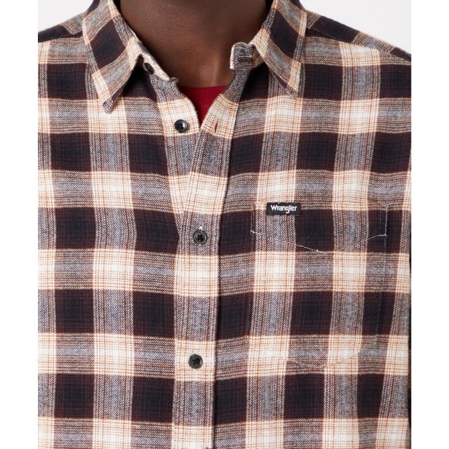 Wrangler 1 pocket shirtblack W5A2B3100 large