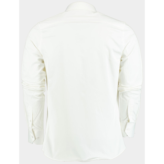 Bos Bright Blue Casual hemd lange mouw slim fit napoli/off-white 185109 large