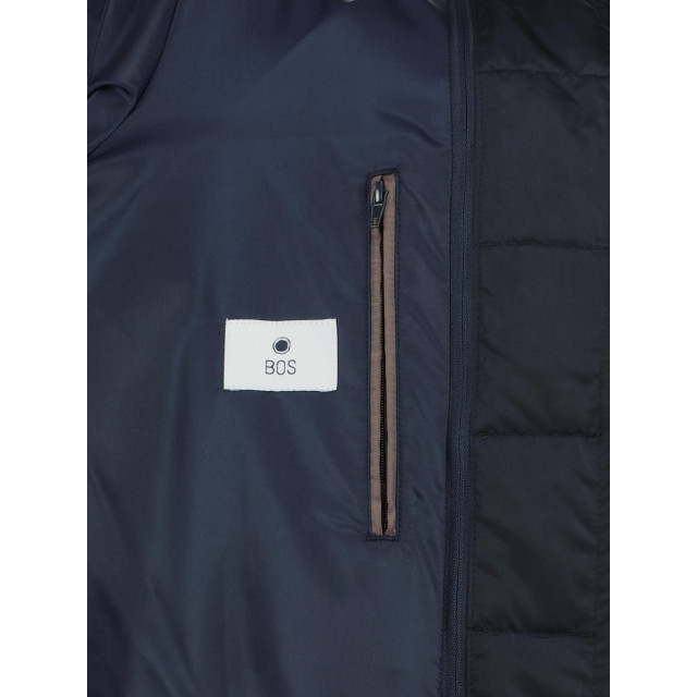 Bos Bright Blue Wollen jas job coat 24301jo07bo/290 navy 183310 large
