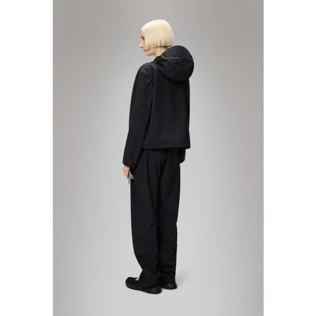 Rains 12450 suva hardshell short string w jacket black 12450 large