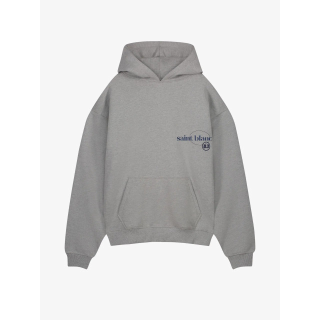 Saint Blanc Domaine hoodie | grey melange DOMAINE-HOODIE-GREY-MELANGE large