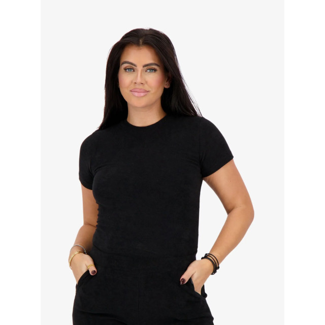 Reinders Dames shirt brushed cotton true black REINDERSW6000-901 large