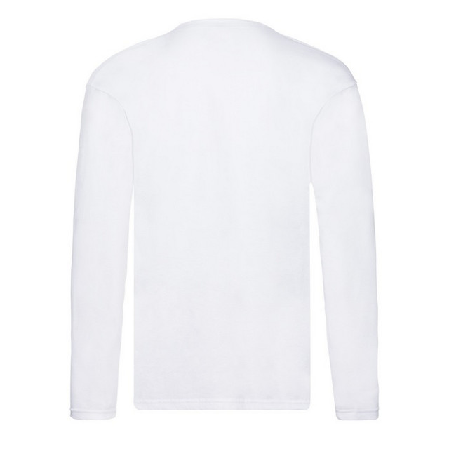 Fruit of the Loom Heren origineel t-shirt met lange mouwen UTFK1869_white large