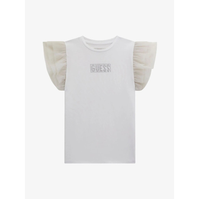 Guess Meisje t-shirt w/mesh ceremony J5RI17-K6YW4-G011 large