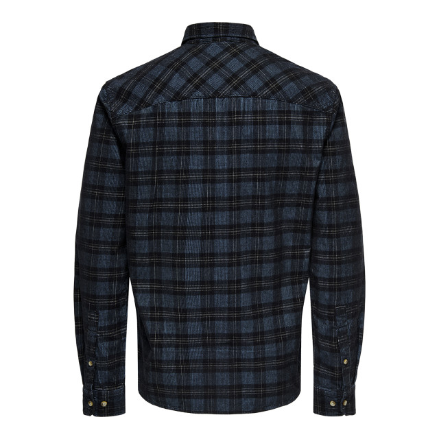 Only & Sons Nelson yarn dye corduroy 22030760-BLK-L large