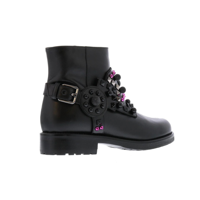 Albano Dames harness bi-color stud A18-8087-Rio Nero large