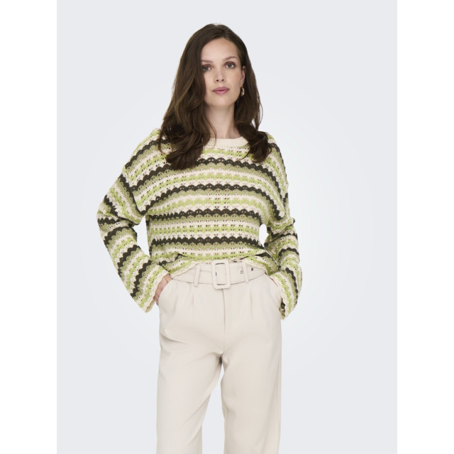 Only Onlasa ls short o-neck cc knt dessin 4219.29.0138 large