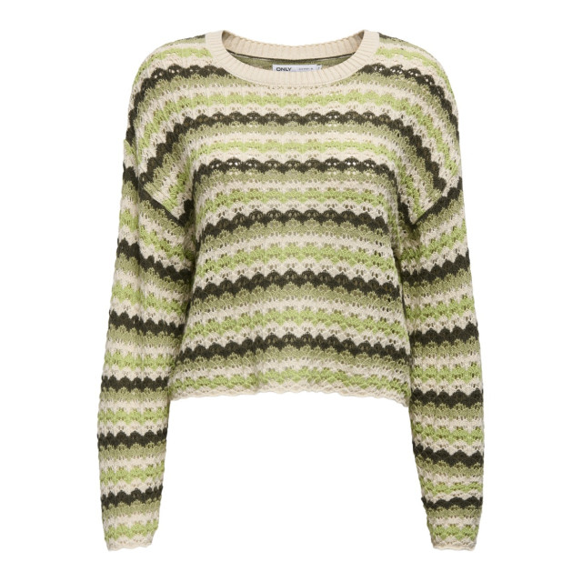 Only Onlasa ls short o-neck cc knt dessin 4219.29.0138 large