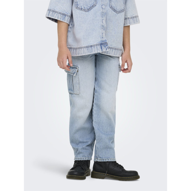 Only Kogharmony wide cargo carrot azg no blue denim 2106.35.0022 large