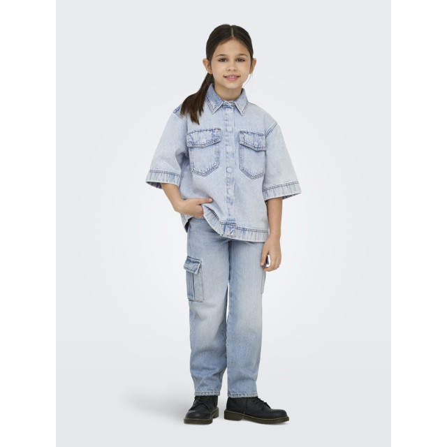 Only Kogharmony wide cargo carrot azg no blue denim 2106.35.0022 large