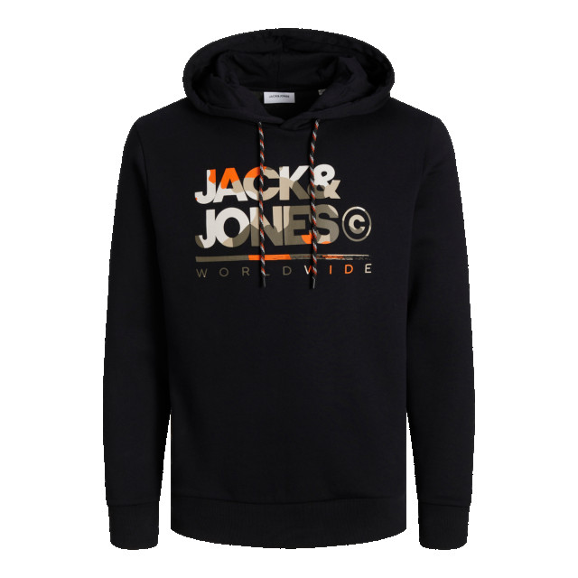 Jack & Jones Luke sweat hood 12277619-BLK-XL large