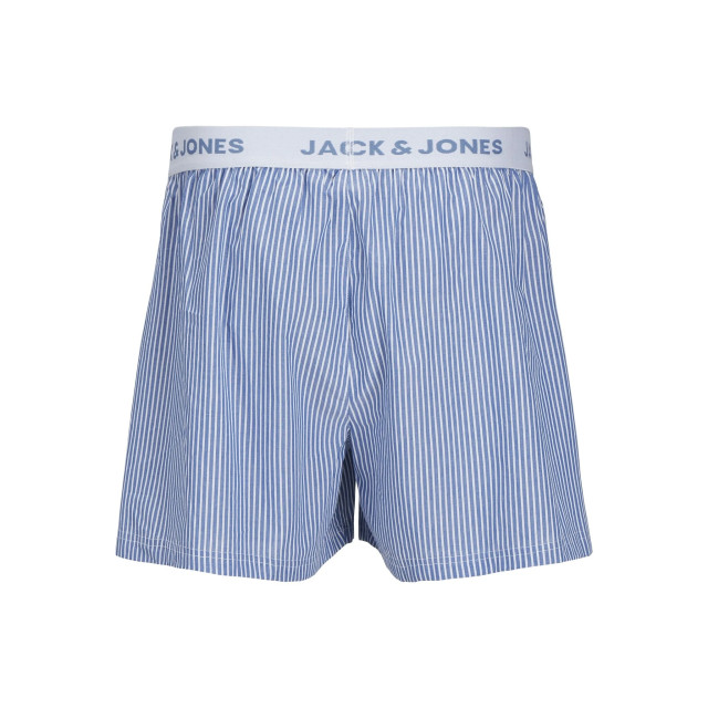 Jack & Jones Heren plus size wijde boxershorts geweven jactokyo 3-pack blauw/zwart 12278630 large