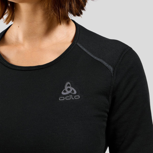 Odlo Bl top crew neck l/s active x-warm eco 159221 large