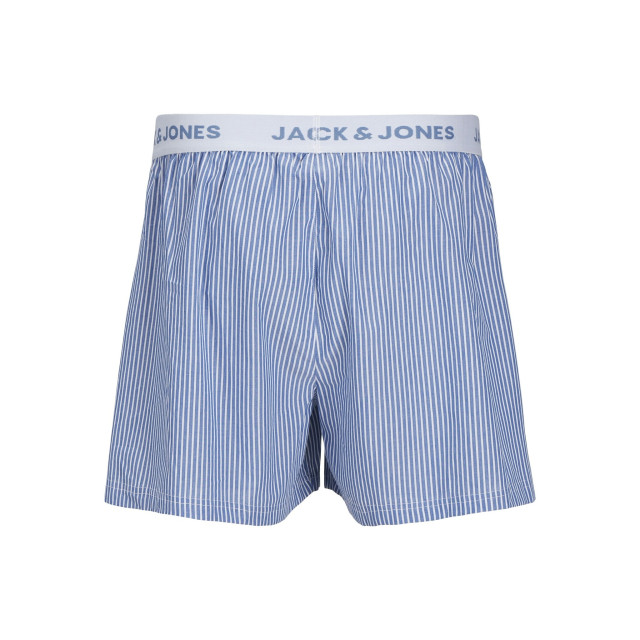 Jack & Jones Heren plus size wijde boxershorts geweven jactokyo 3-pack blauw/zwart 12278630 large