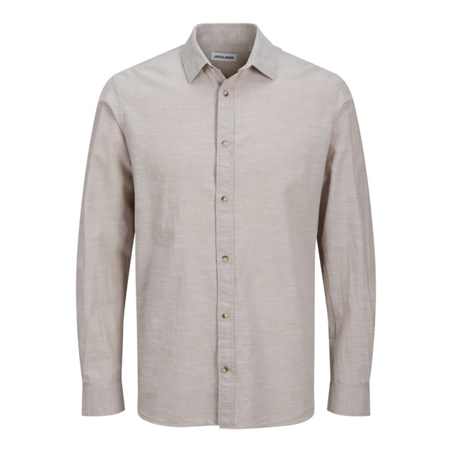 Jack & Jones Jjesummer shirt ls sn beige 5309.05.0012 large