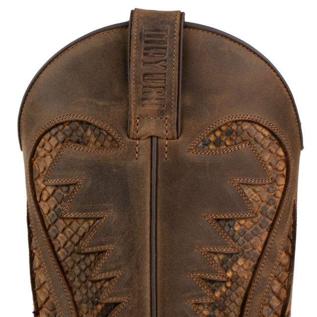 Mayura Boots Cowboy laarzen 1935-milanelo zamora/ natural DESERT-2567 CRAZY OLD SADALE / PYTHON TIERRA  large
