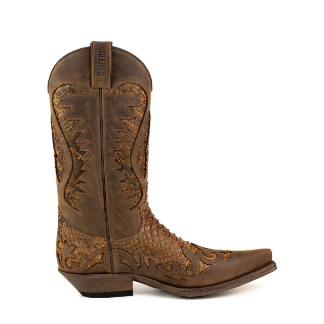 Mayura Boots Cowboy laarzen 1935-milanelo zamora/ natural DESERT-2567 CRAZY OLD SADALE / PYTHON TIERRA  large