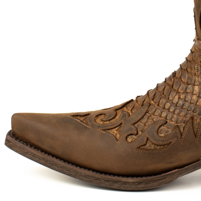 Mayura Boots Cowboy laarzen 1935-milanelo zamora/ natural DESERT-2567 CRAZY OLD SADALE / PYTHON TIERRA  large