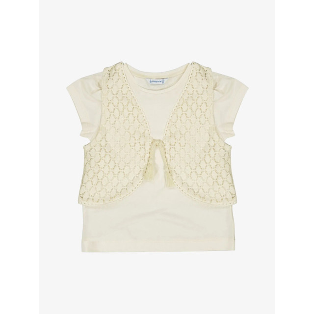 Mayoral Meisjes shirt crochet 3-007-22 large