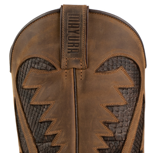 Mayura Boots Cowboy laarzen desert-2567 crazy old sadale / testa DESERT-2567 CRAZY OLD SADALE / PYTHON TESTA  large
