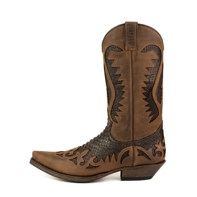 Mayura Boots Cowboy laarzen desert-2567 crazy old sadale / testa DESERT-2567 CRAZY OLD SADALE / PYTHON TESTA  large