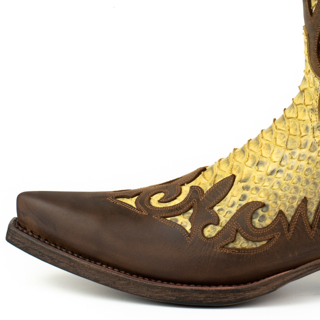 Mayura Boots Cowboy laarzen desert-2567 crazy old sadale / camel 421 DESERT-2567 CRAZY OLD SADALE / PYTHON CAMEL 421  large